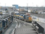 ICE,DME,BNSF,CSX power in Selkirk Yard